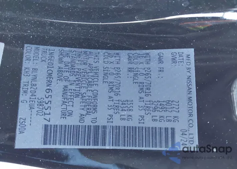 2024 Nissan Frontier King Cab Sv 4X4 from USA, damaged, VIN 1N6ED1CM6RN655517